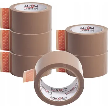 Lepicí páska Balicí páska Pro Pakova hnědá, šířka 48 mm, délka 60 m, 6 ks