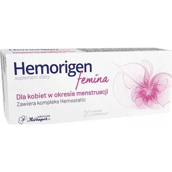 Hemorigen femina pro ženy v období menstruace 20 tablet