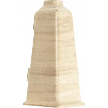 Vnější Roh K Liště 70mm PVC DUB PASTELOVÝ