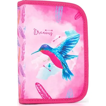 Penál Karton P+P 1-patro 2 chlopně prázdný Kolibřík