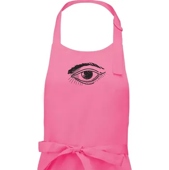 Kuchyňská zástěra Párovy motiv - oko vykulené - Pánská zástěra na vaření - Univerzální velikost ( Růžová )