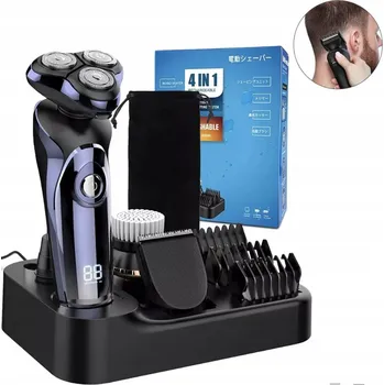 Holicí strojek HOLICÍ STROJEK 5V1 ELEKTRICKÝ PÁNSKÝ HOLICÍ STROJEK S LCD DISPLEJEM