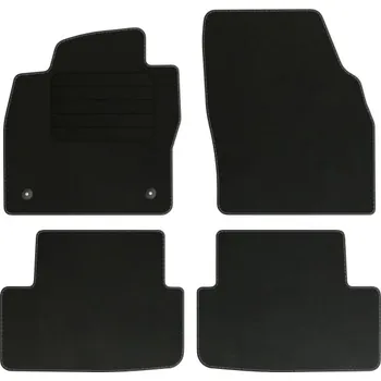 autokoberec Velurové autokoberce s upevněním v sadě Edecor