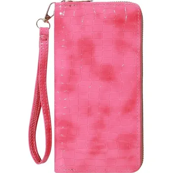 Peněženka Elegantní dámská peněženka s velkou kapacitou | dámská peněženka, peněženka na zip - tmavě růžová