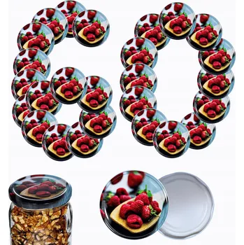 Sklenice Šroubovací Víčka na sklenice, víčko víka, víčko 82 mm, 60 ks VZOR M