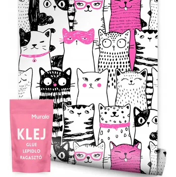 Fototapeta Tapeta pro děti Koťátka jako z kresleného filmu /748271968