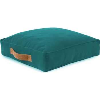 Taburet Kvadratický polštář PLUSZOVÝ taburet křeslo PERLOVÁ