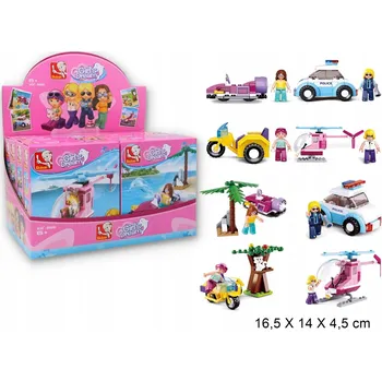 ostatní stavebnice Stavebnice Sluban Girls's Dream Holčička 4 druhy / vzory