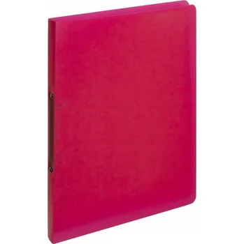 PP Kartonový pořadač, 2 kroužky, polypropylen ICE A4, červený