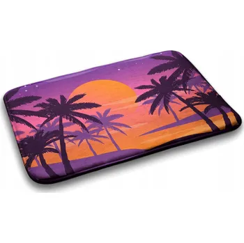 Koberec Měkký Koberec Kobereček do Koupelny Tropická pláž