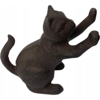 Zarážka na knihu KOVÁŘOVÁ PODPĚRKA NA KNIHY KOČKA stojan na knihy DRŽÁK na knihy