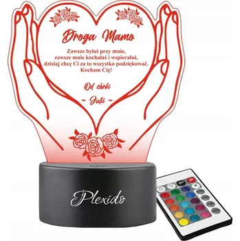 Lampička Plexido vícebarevná Noční lampa