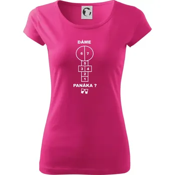 Dáme panáka? - Dámské triko Pure - 2XL ( Purpurová )
