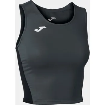 Dámské oblečení Dámský/Dívčí top JOMA R-WINNER TOP ANTHRACITE Velikost: 12 (2XS), Barva: ANTHRACITE