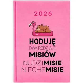 Kalendář Knižkový kalendář pro učitele 2026 A5, růžový