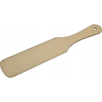 Obracečka ŠPACHTLE NA PALAČINKY STĚRKA DŘEVĚNÁ KUCHYŇSKÁ VELKÁ PRO PŘEVRÁCENÍ