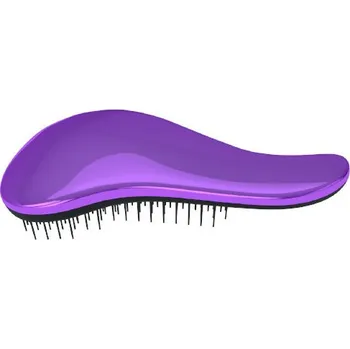 kartáč na vlasy Dtangler Metalic Purple Hairbrush - Kartáč na vlasy s rukojetí