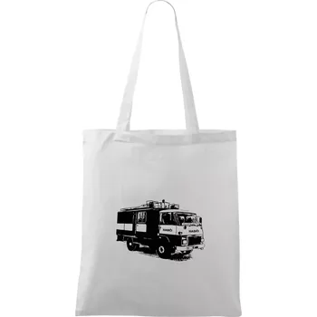 Hasičské auto Hasiči - Taška bavlněná - 42 x 38 cm ( Bílá )
