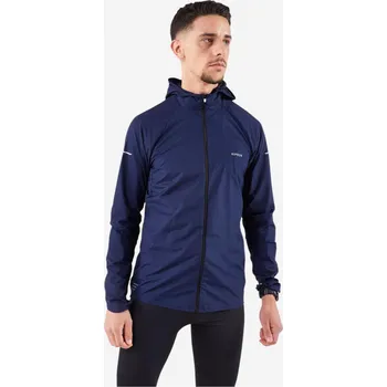 Cyklistická bunda KIPRUN Pánská běžecká větruodolná bunda Run 900 Wind S MODRÁ