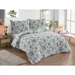 Flanelové francouzské povlečení 220x200, 70x90 Olivie blue