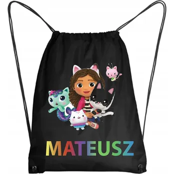 Školní Vak / Batoh na Tělocvik do Školky Školy GÁBININ KOUZELNÝ DOMEK + JMÉNO 2