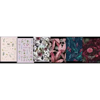 Sešit Sešit linkovaný A5/80 Top 2000 secret garden