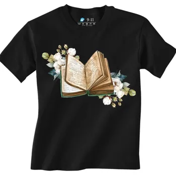 Chlapecké tričko Dětské tričko Květinová kapitola (Velikost: 3-4, Barva: Černá)