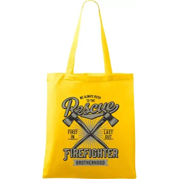 Rescue Firefighter - Taška bavlněná - 42 x 38 cm ( Žlutá )