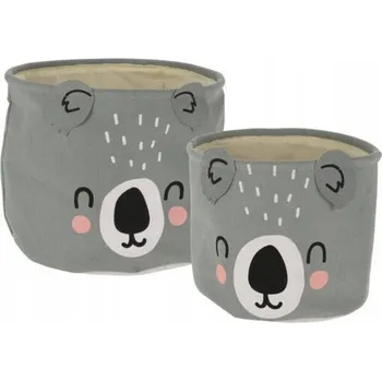 Úložný box Vak na hračky Home Styling Collection 22 x 20 cm odstíny žluté