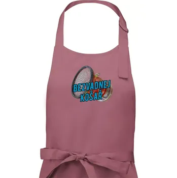 Kuchyňská zástěra Bezvadnej košař - Pánská zástěra na vaření - Univerzální velikost ( Starorůžová )