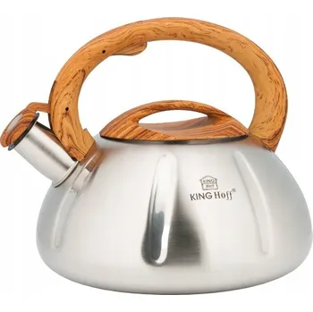 Varná konvice Konvice tradiční ocelová Kinghoff 3 l šedá