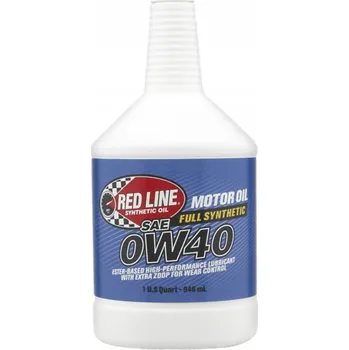 Motorový olej Syntetický motorový olej Red Line 0W40 0,94 l
