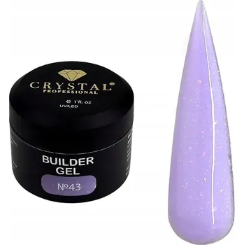 Lak na nehty Stavební gel #43 CRYSTAL PROFESSIONAL, 30 ml stavební gel