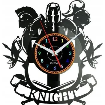 Hodiny Knight Art Nástěnné Hodiny Vinylová Deska Moderní Dekorativní U