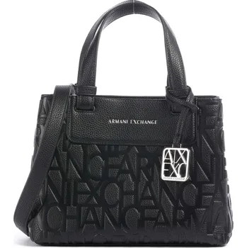 Kabelka Armani Exchange Liz Monogram S - Kabelka v černá, imitace kůže, 236660 | Kabelky pro ženy & muže