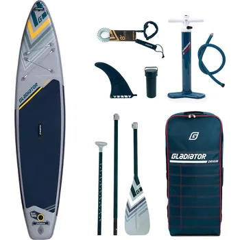 Paddleboard GLADIATOR Nafukovací SUP GLADIATOR KID 10'6“ 320 CM MODRÁ|ŠEDÁ|ŽLUTÁ