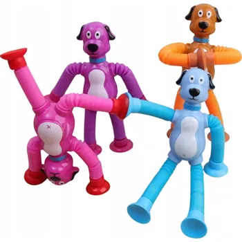 Obraz 4 x SENSORICKÉ PEJSCI ROZTAHOVACÍ TRUBIČKY S PŘÍSAVKAMI, sada 4 kusů