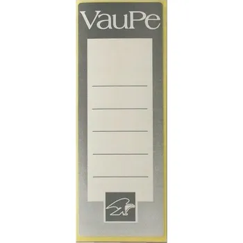Samolepící etiketa Samolepicí etikety Vaupe 55x155 mm bílo-šedé 25 kusů