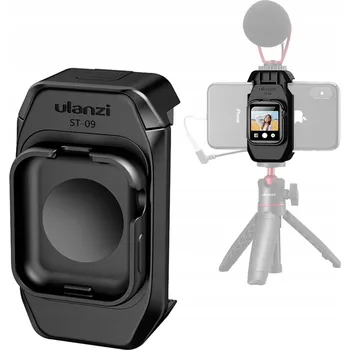 Držák telefonu na stativ 1/4 + vyhrazený rámeček pro Apple Watch Series 5