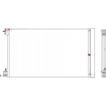 Výparník klimatizace SRLine 5520K8C1S Kondenzátor klimatizace (chladič klimatizace)
