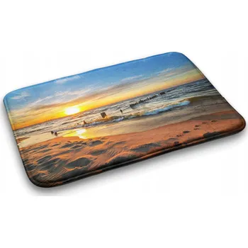 Koupelnová předložka Koupelnová předložka Pláž při západu slunce