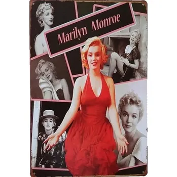 Obraz Plechová cedule Marilyn