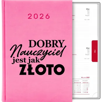 Kalendář Knižkový kalendář 2026 A5 růžový