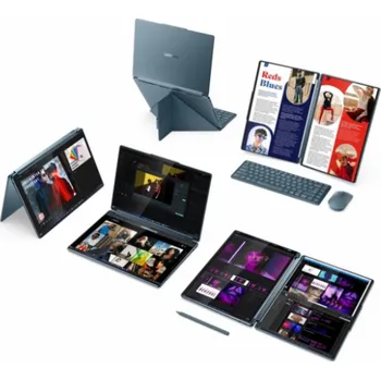 Notebook Lenovo Yoga Book 9/14IAH10/U7-255H/14"/2880x1800/T/32GB/1TB/Intel int/W11H/Tidal Teal/3R