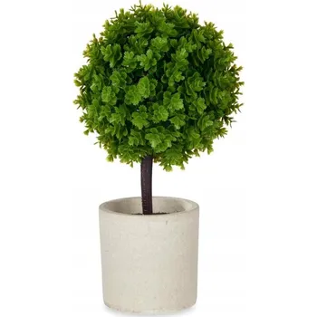 umělá květina UMĚLÝ OKRASNÝ KEŘ V KERAMICKÉM KVĚTINÁČI, VÝŠKA 24 CM, IBERGARDEN