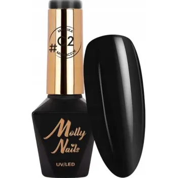 Lak na nehty Hybridní lak na nehty MOLLYNAILS 8g Classic Monika Mielniczuk Č. C2