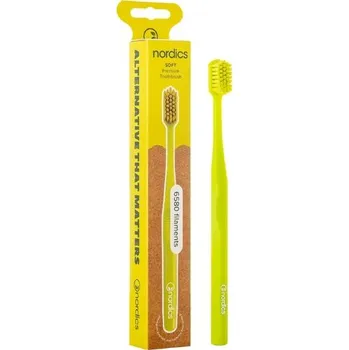 Zubní kartáček Nordics Premium Soft 6580 Green zubní kartáček
