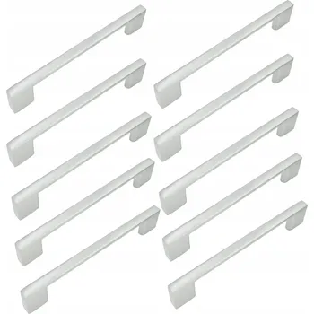 Nábytková úchytka klasická stříbrná matná 15 x 0,9 x 2,6 cm