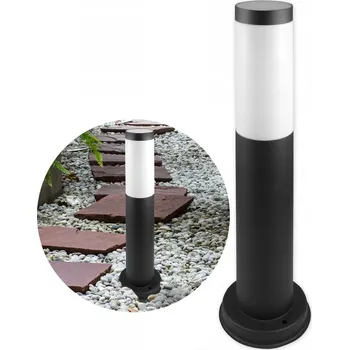 Venkovní osvětlení Osvětlovací sloupek kulatý GOLED E27 45 cm černý