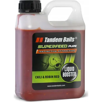 Návnadové aroma SuperFeed Pure Booster 1000 ml Chilli & Robin Red